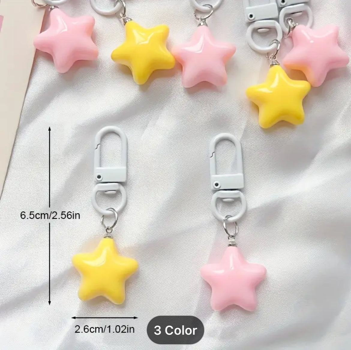 Shooting star keychain