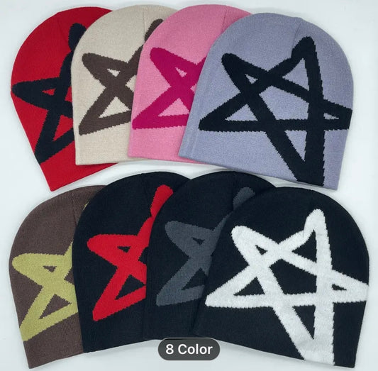 "Criss Cross Star" Beanie(s)