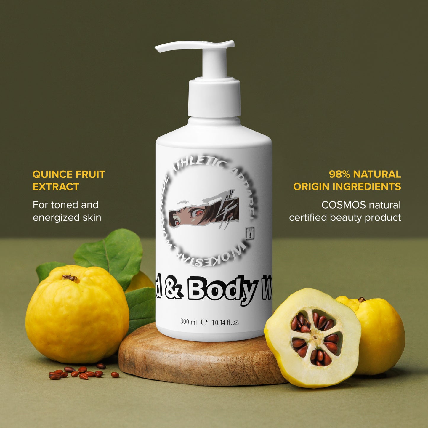 Hand & Body Wash by Wokestar (Floral Scented)